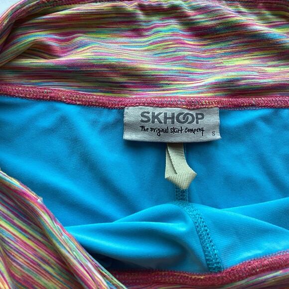 Skhoop Women's Multicolor Skort, Small, Shorts Attached, Activewear Golf Tennis - Picture 5 of 10
